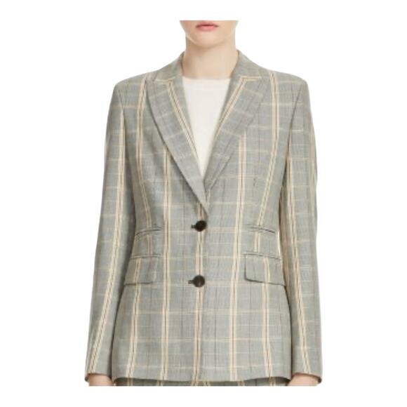 Maje Valila Plaid Blazer Jacket - Picture 1 of 5